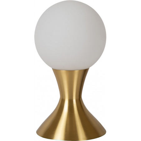 Lampa stołowa Moya - szklana kula retro | Lucide
