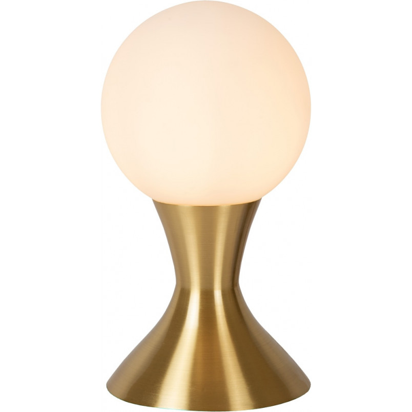 Lampa stołowa Moya - szklana kula retro | Lucide