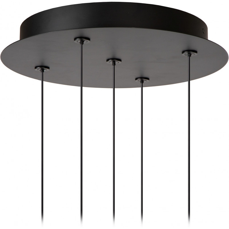 Lampa Hampton Lucide | Czarna, LED, 5 punktów - KUP TERAZ!