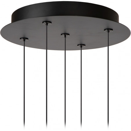 Lampa Hampton Lucide | Czarna, LED, 5 punktów - KUP TERAZ!