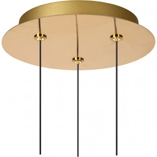 Lampa Hampton Lucide - Potrójna, Mosiężna, LED 25cm