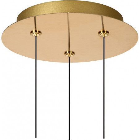 Lampa Hampton Lucide - Potrójna, Mosiężna, LED 25cm