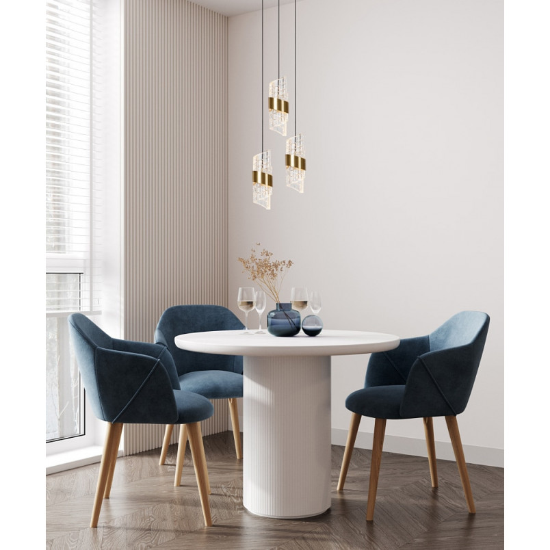 Lampa Hampton Lucide - Potrójna, Mosiężna, LED 25cm