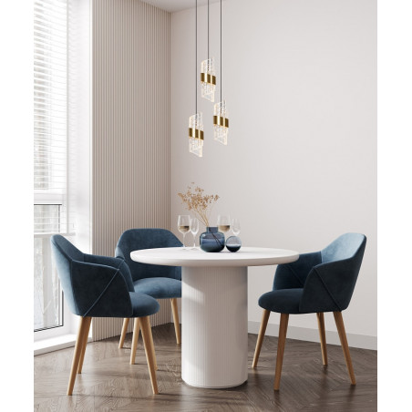 Lampa Hampton Lucide - Potrójna, Mosiężna, LED 25cm