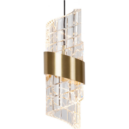 Lampa Hampton Lucide - Potrójna, Mosiężna, LED 25cm