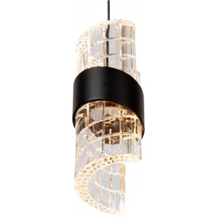 Lampa Hampton LED czarna - nowoczesny żyrandol Lucide