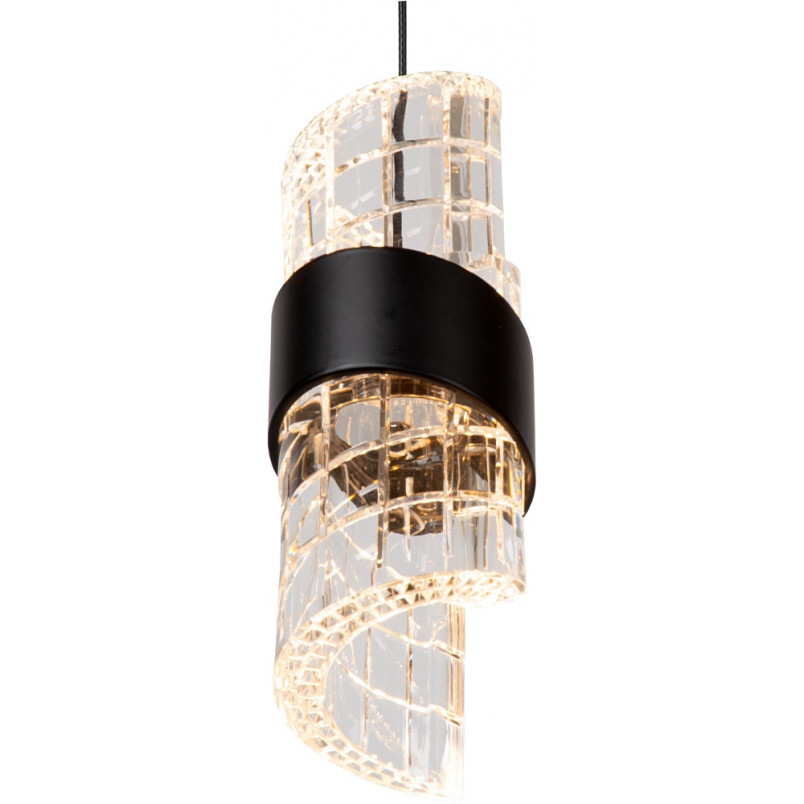 Lampa Hampton LED czarna - nowoczesny żyrandol Lucide