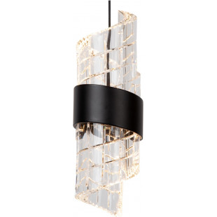 Lampa Hampton LED czarna - nowoczesny żyrandol Lucide