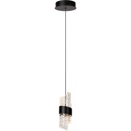 Lampa Hampton Lucide | LED, Czarna, Glamour