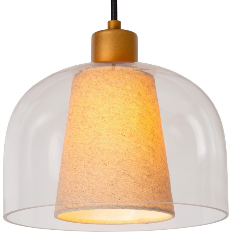 Lampa wisząca Gunhild Lucide | Szkło, E27, Regulowana | Kup online