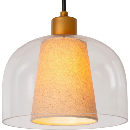 Lampa wisząca Gunhild Lucide | Szkło, E27, Regulowana | Kup online