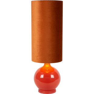 Lampa stołowa szklana podstawa Esterad High pomarańczowa Lucide