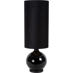 Lampa stołowa szklana podstawa Esterad High czarna Lucide