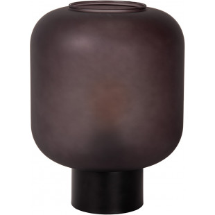 Lampa stołowa Eloise czarna Lucide | Loftowa lampa szklana