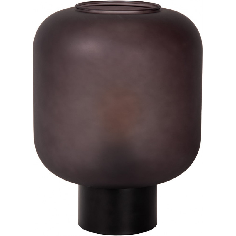 Lampa stołowa Eloise czarna Lucide | Loftowa lampa szklana