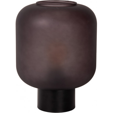 Lampa stołowa Eloise czarna Lucide | Loftowa lampa szklana