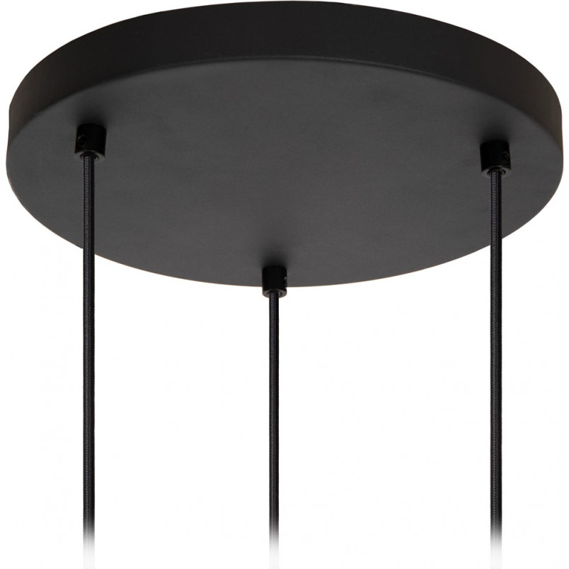 Lampa wisząca Eloise III czarna - Loftowa elegancja | Lucide