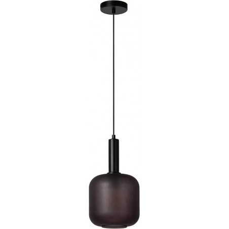 Lampa Wisząca Eloise Loft | Szklana, Czarna - Lucide