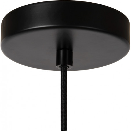 Lampa Wisząca Eloise Loft | Szklana, Czarna - Lucide