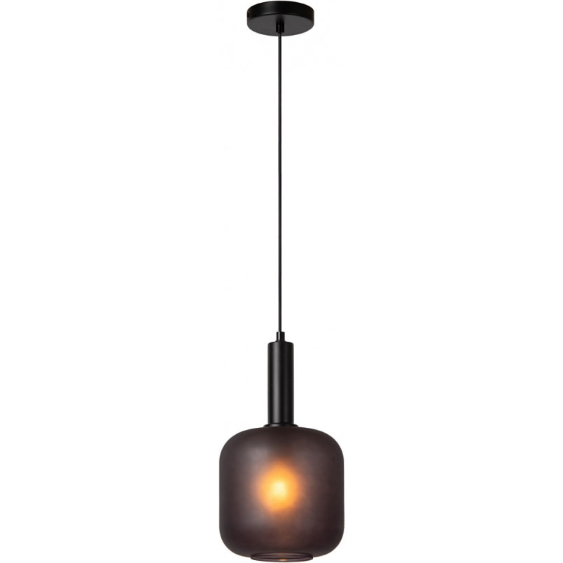 Lampa Wisząca Eloise Loft | Szklana, Czarna - Lucide