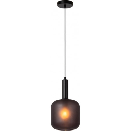 Lampa Wisząca Eloise Loft | Szklana, Czarna - Lucide