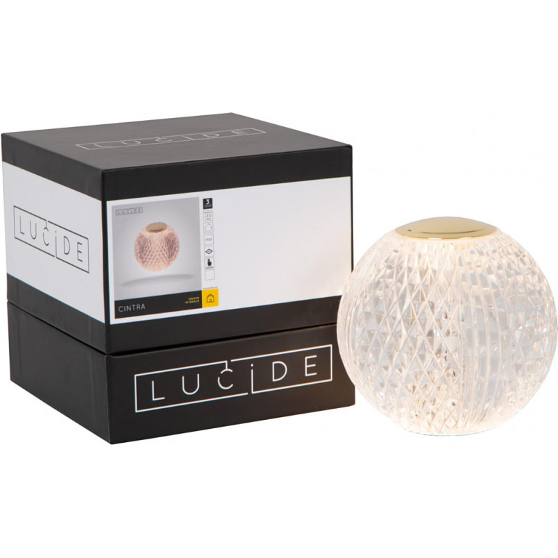 Lampa glamour Lucide Cintra LED - Ściemnialna, 9cm - Cena 244 PLN