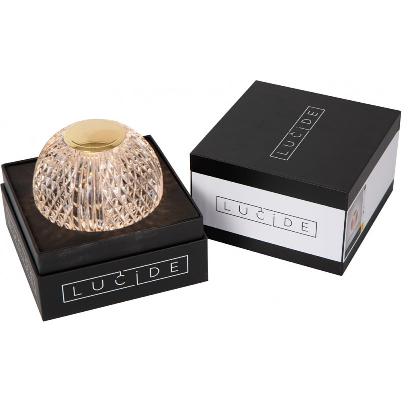 Lampa glamour Lucide Cintra LED - Ściemnialna, Przezroczysta