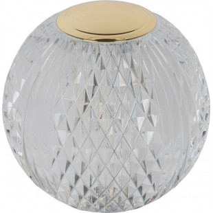 Lampa glamour na komodę ściemniana Cintra LED 11cm 2700K przezroczysta Lucide