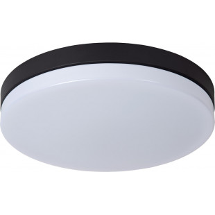 Plafon łazienkowy z czujnikiem ruchu Biskit LED 40cm 2700K IP44 biało-czarny Lucide