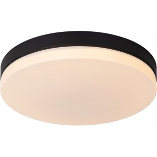 Plafon łazienkowy z czujnikiem ruchu Biskit LED 40cm 2700K IP44 biało-czarny Lucide