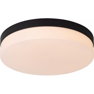 Plafon łazienkowy z czujnikiem ruchu Biskit LED 34,5cm 2700K IP44 biało-czarny Lucide