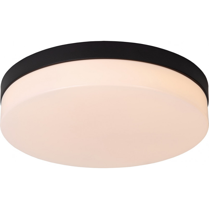 Plafon LED do łazni Lucide | Czarny, czujnik ruchu, IP44