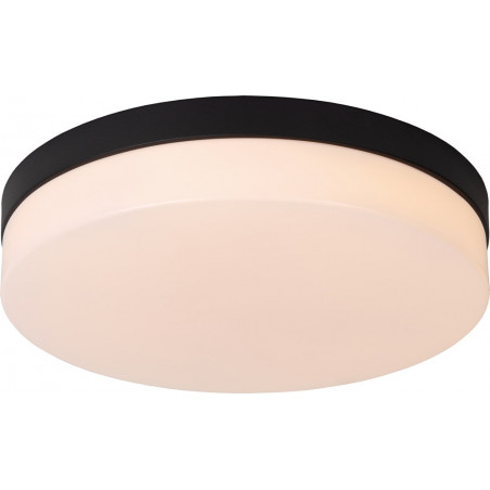 Plafon LED do łazni Lucide | Czarny, czujnik ruchu, IP44