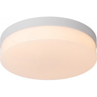Plafon łazienkowy z czujnikiem ruchu Biskit LED 28cm 2700K IP44 biały Lucide