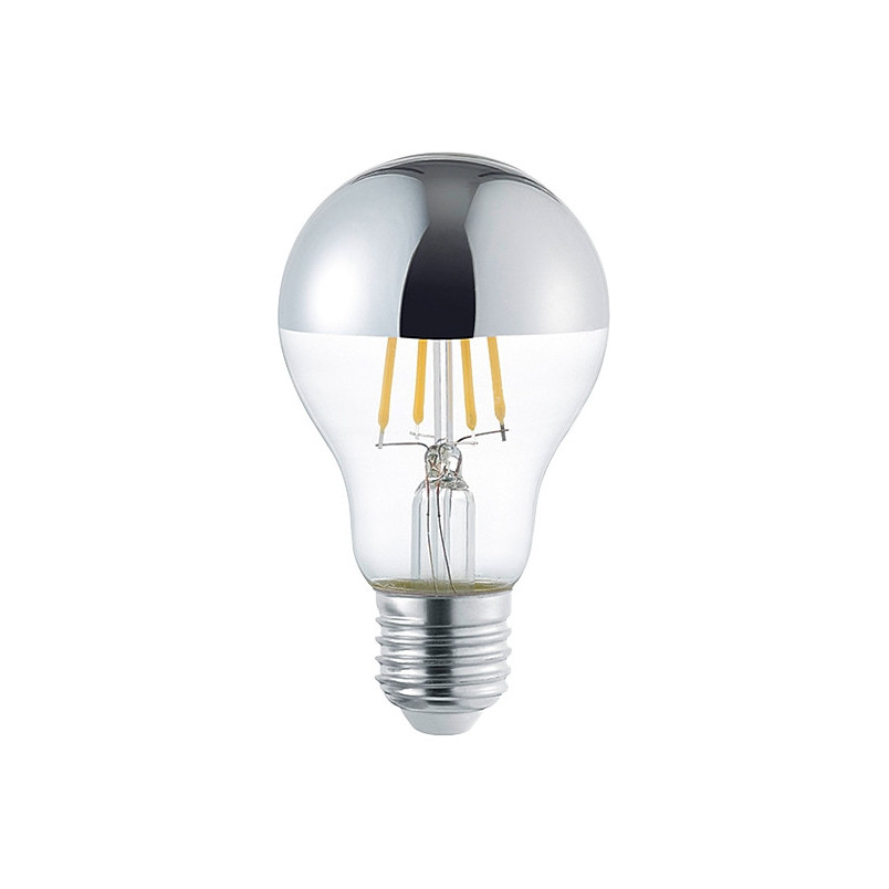 Żarówka E27 LED Trio - Chromowana, 4W, Ciepła Barwa
