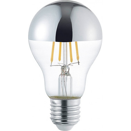 Żarówka E27 LED Trio - Chromowana, 4W, Ciepła Barwa