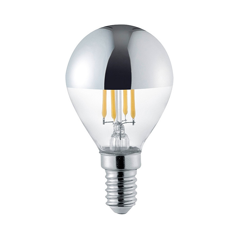 Żarówka LED E14 Trio - Dekoracyjna, Chromowana, 4W