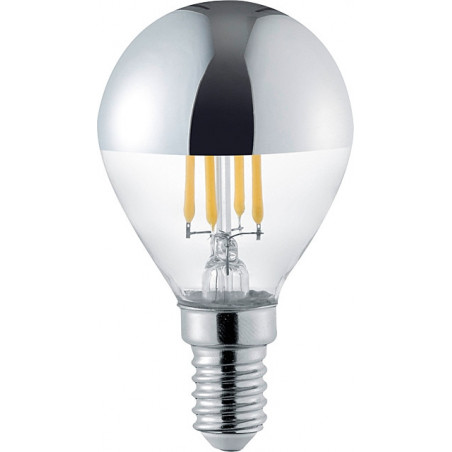 Żarówka LED E14 Trio - Dekoracyjna, Chromowana, 4W