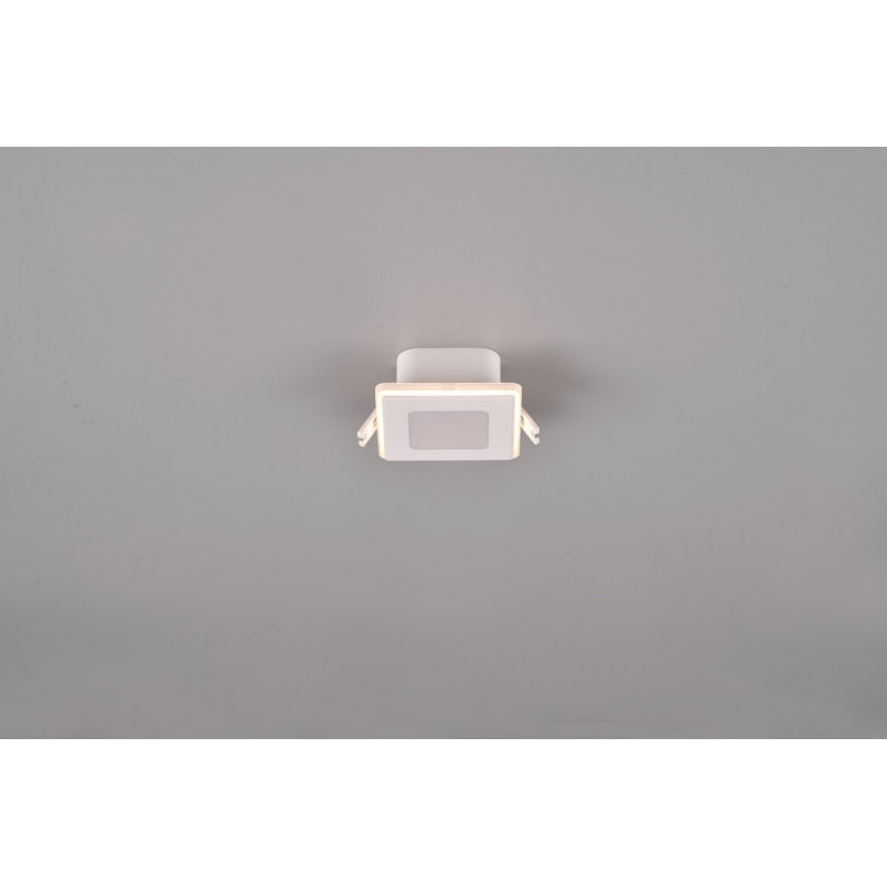 Lampa podtynkowa LED biała Trio Nimbus | Downlight IP44