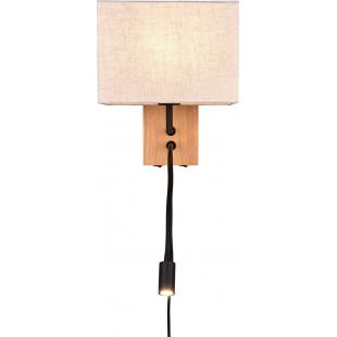 Kinkiet z lampką Trio Nilam Square | Skandynawski design