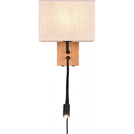 Kinkiet z lampką Trio Nilam Square | Skandynawski design