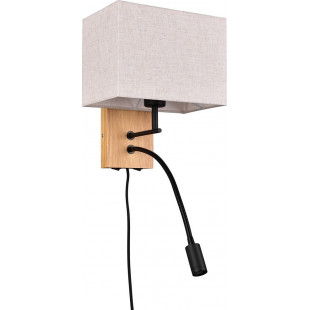 Kinkiet z lampką Trio Nilam Square | Skandynawski design