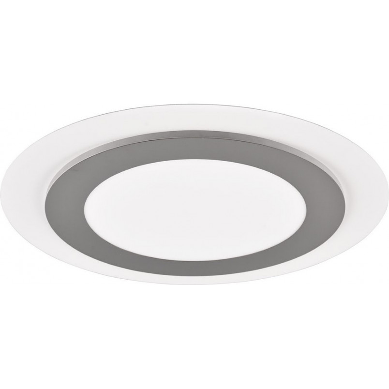 Plafon LED Morgan z pilotem | Trio - 45cm, Nikiel Mat