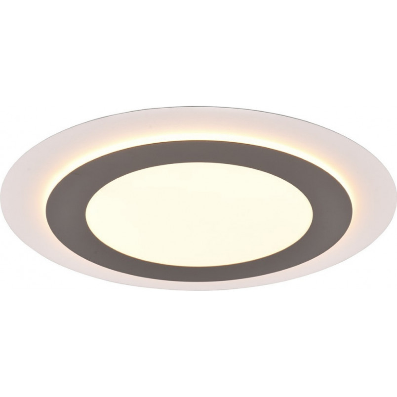 Plafon LED Morgan z pilotem | Trio - 45cm, Nikiel Mat