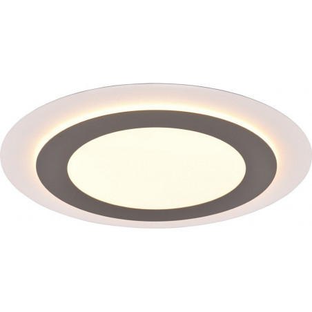 Plafon LED Morgan z pilotem | Trio - 45cm, Nikiel Mat