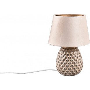 Lampka nocna ceramiczna Ariana beżowa | Reality
