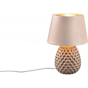 Lampka nocna ceramiczna Ariana beżowa | Reality