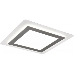 Plafon kwadratowy z pilotem sterowania Morgan LED 45x45cm nikiel matowy Trio