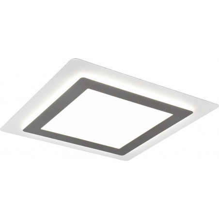 Plafon LED kwadratowy z pilotem Morgan - Trio