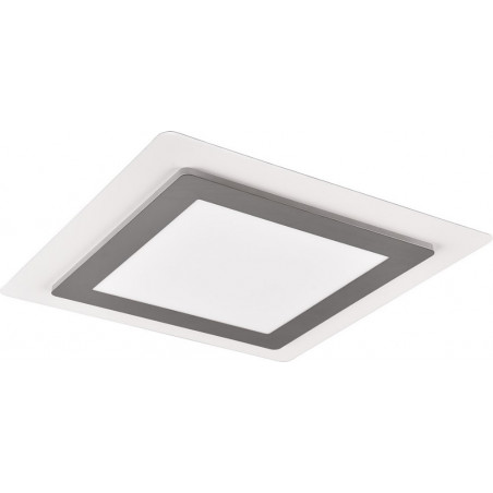 Plafon LED kwadratowy z pilotem Morgan - Trio